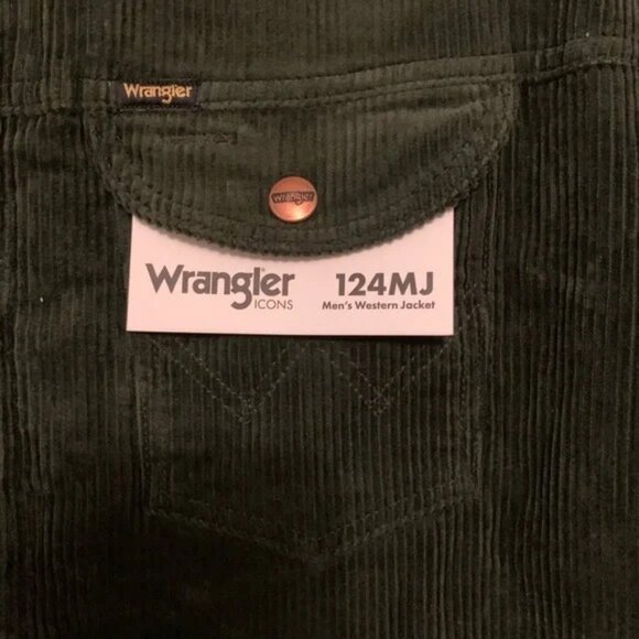 The Montana New Wrangler Icons124MJ Men's Sherpa Corduroy Jacket Size XL Trucker - Picture 4 of 15